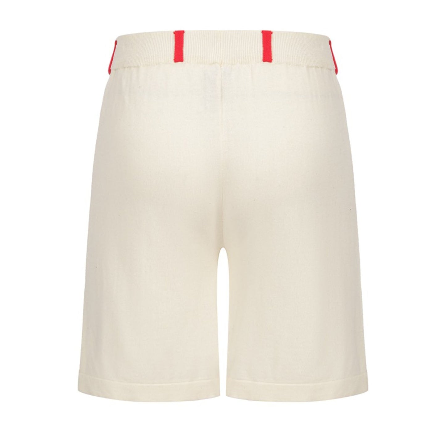 Men's vintage rose embroidery knit shorts