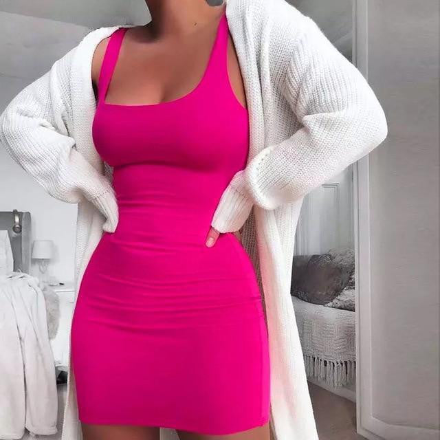Built-In 360° Contour Midi Shaping Dress