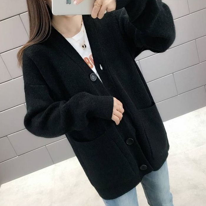 Slouchy Cardigan with Pockets