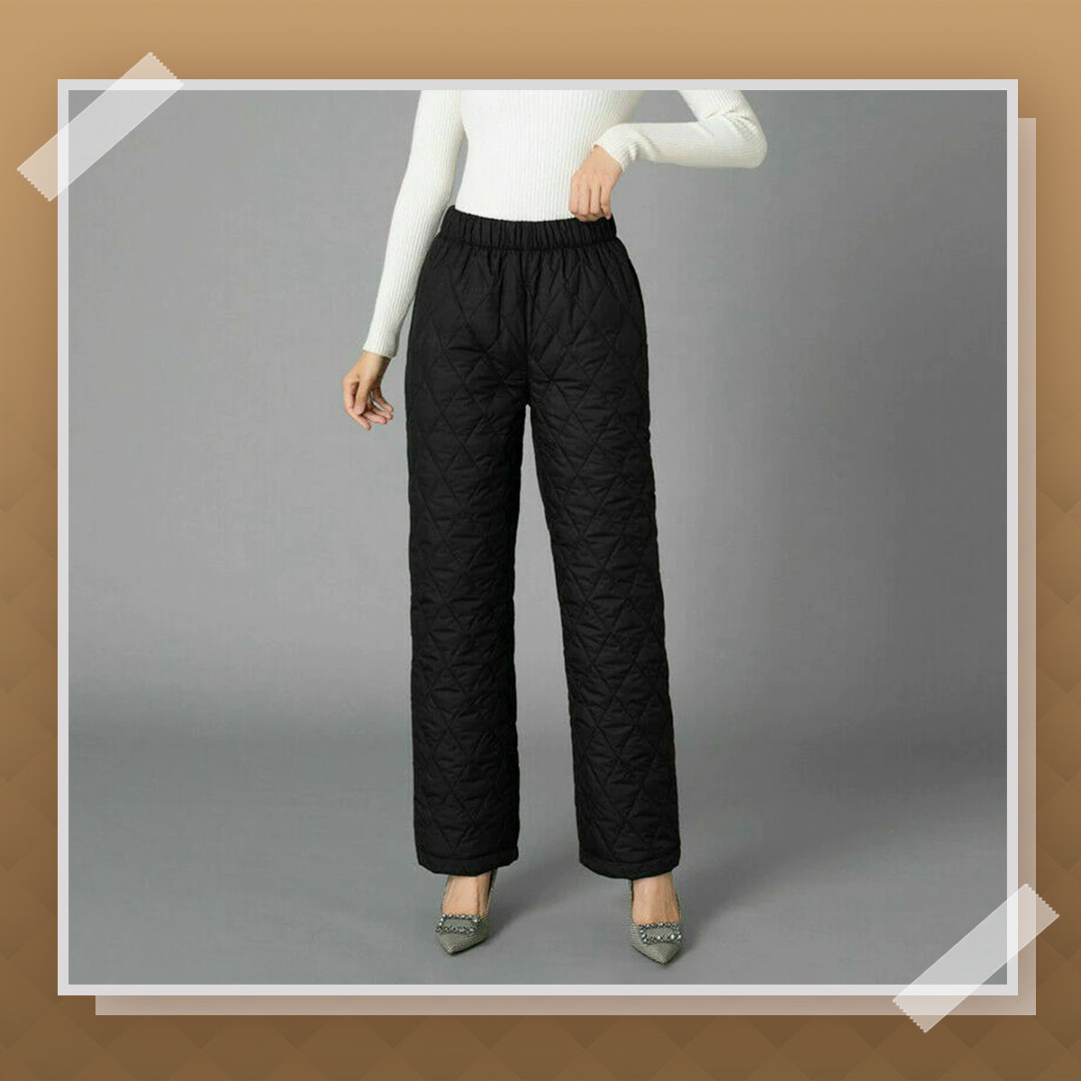 Women Winter Warm Blanket Ankle-length Pants