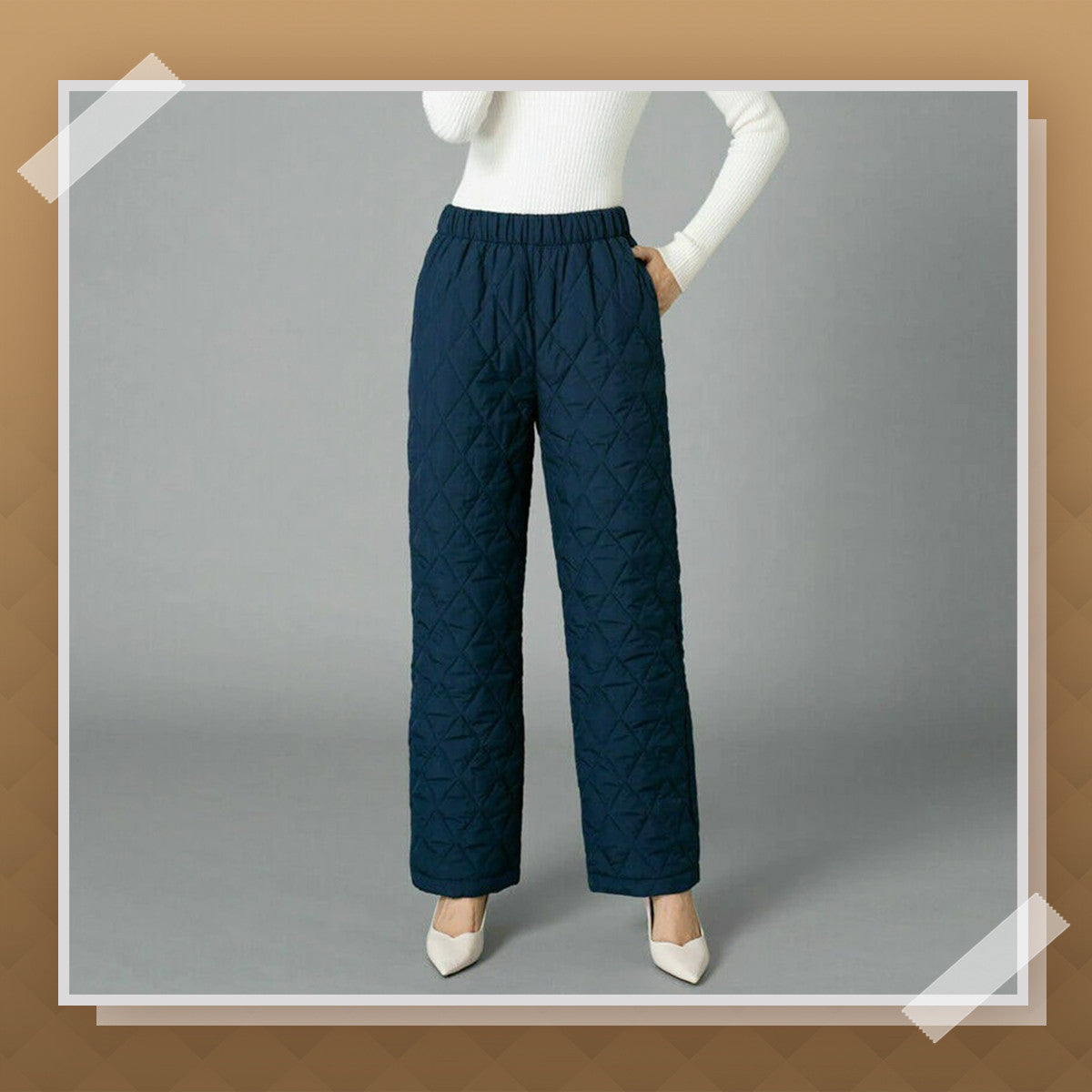 Women Winter Warm Blanket Ankle-length Pants