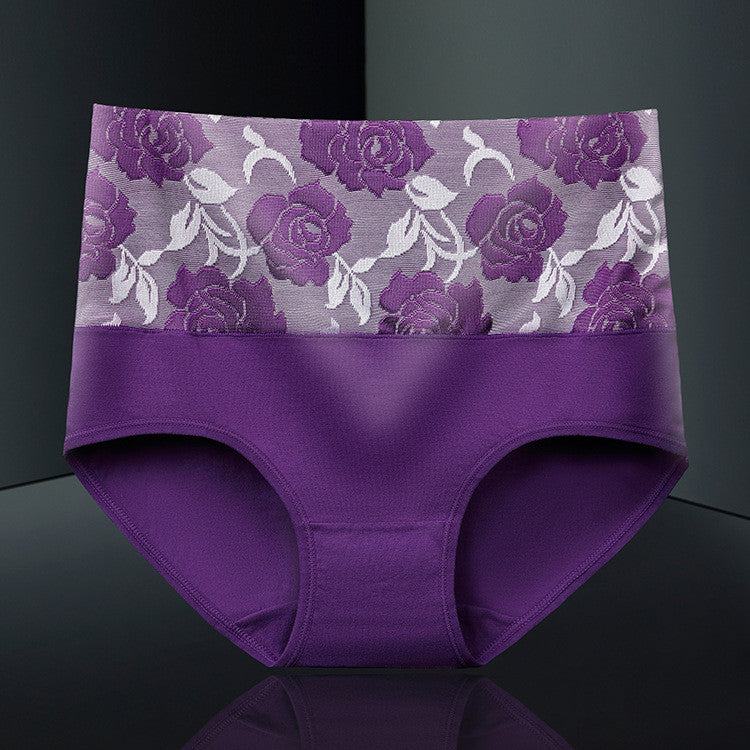 High Waist Sexy Flower Panty
