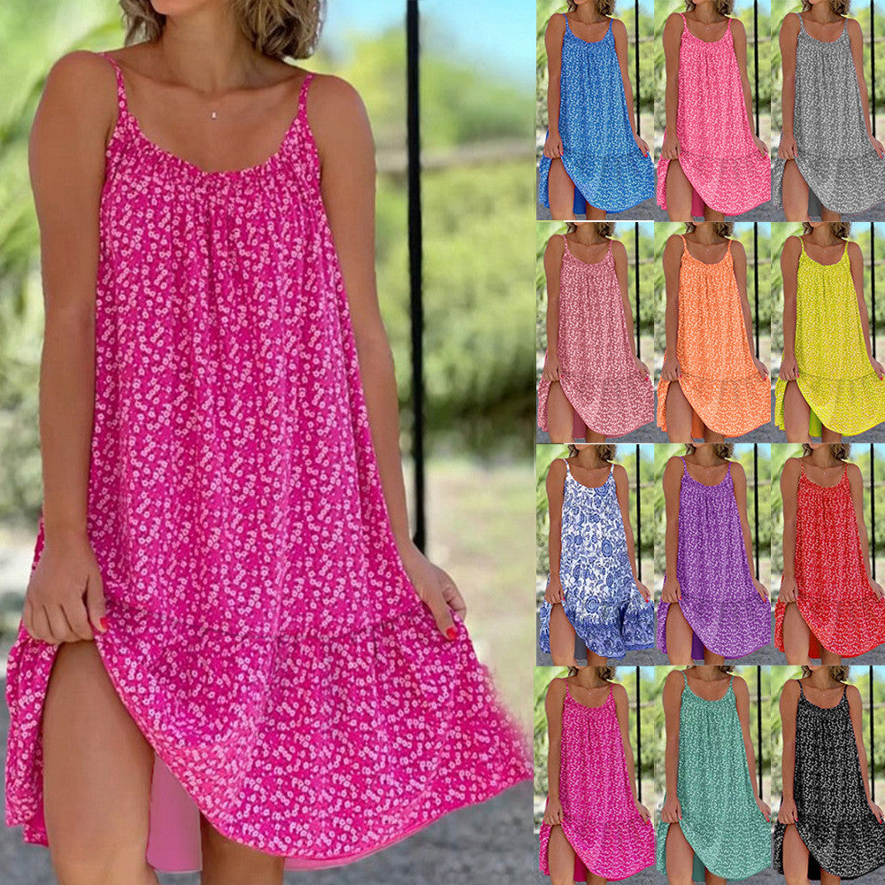 Floral Printed Camisole Dress
