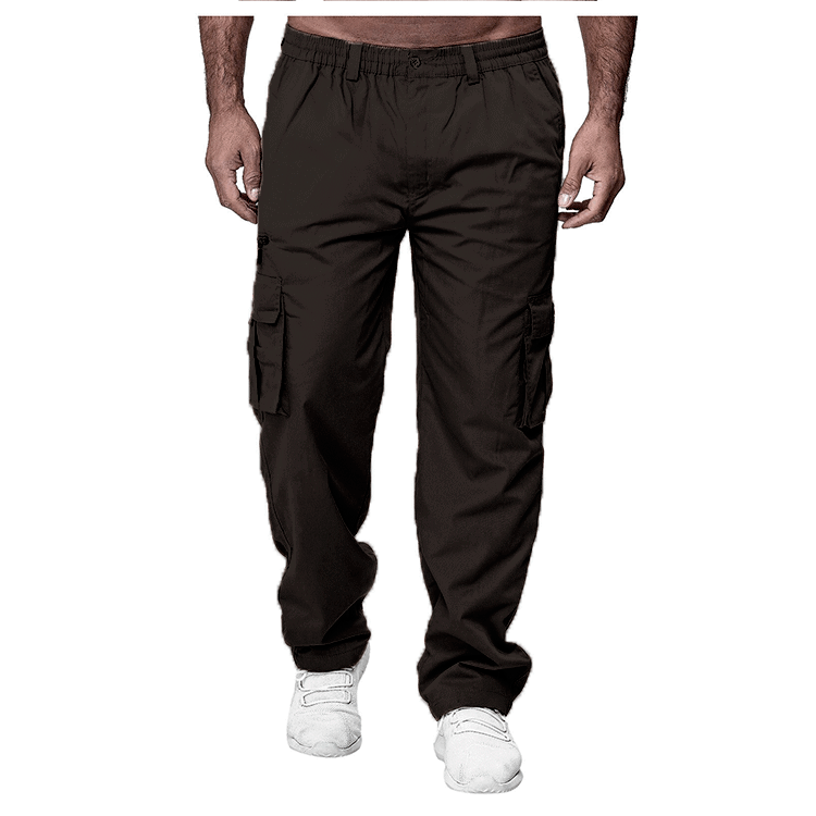 Men Cargo Pants Relaxed Fit Sport Joggers
