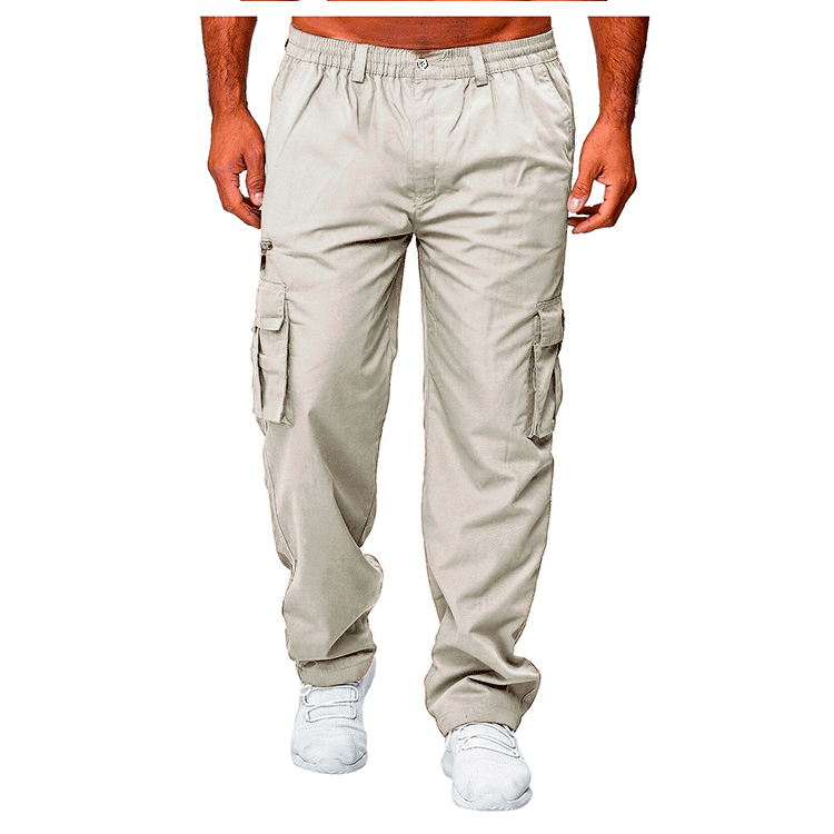 Men Cargo Pants Relaxed Fit Sport Joggers