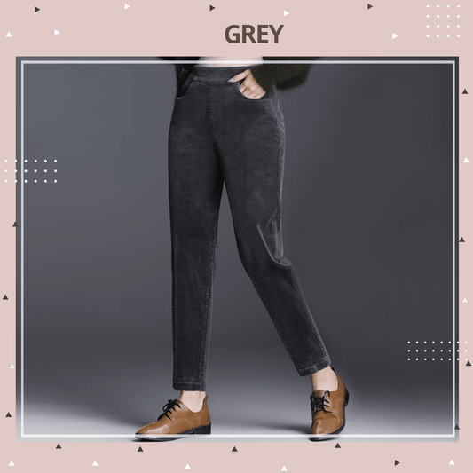 Women Winter Corduroy Warm Pants