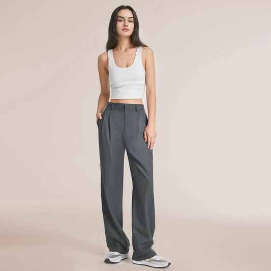 High Waist Wide Leg Pants