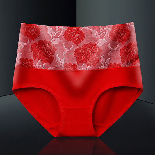 High Waist Sexy Flower Panty