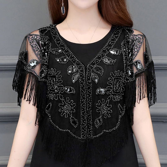 Women's 1920s Style Sequin Fashionable Shawl