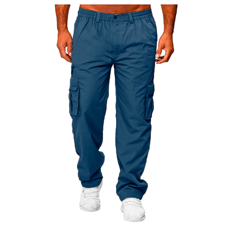 Men Cargo Pants Relaxed Fit Sport Joggers