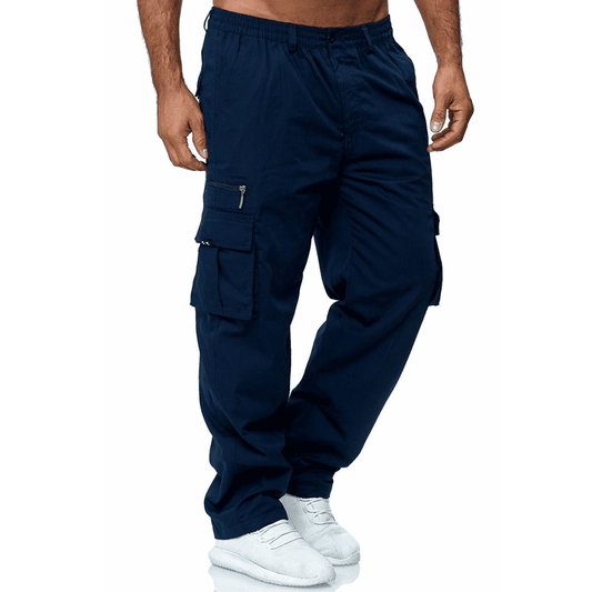 Men Cargo Pants Relaxed Fit Sport Joggers