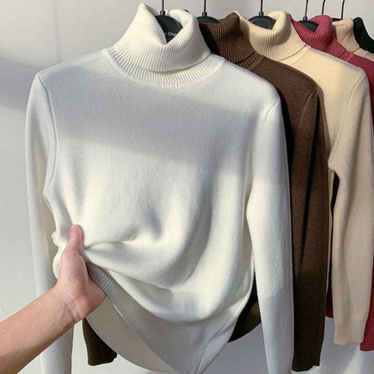 Turtle Neck Women Winter Sweater